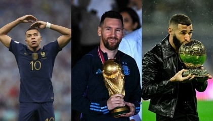 Messi, Mbappe and Benzema up for FIFA Best award