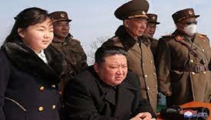 North Korea's Kim leads 'nuclear counterattack' simulation drill

