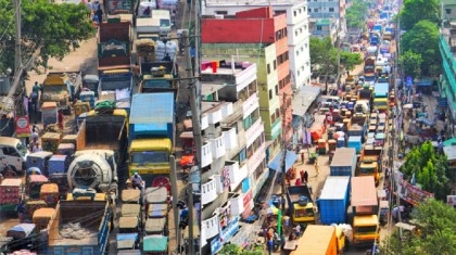 Fatullah residents weary of routine gridlock on Dhaka-Narayanganj road

