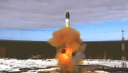 Russia conducts test launch of 'advanced' ICBM