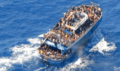 Greek coast guard defends actions as up to 500 migrants feared dead in shipwreck