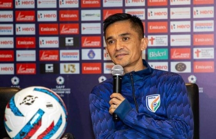 Chhetri wants Bangladesh as opponent in SAFF final

