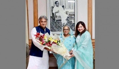 Newly elected MP Arafat pays courtesy call on PM Hasina 