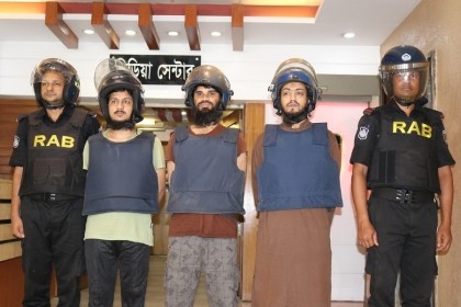 Jama'atul Ansar Fil Hindal Sharqiya ameer went to Bandarban: RAB