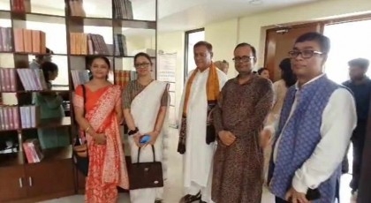 Hasan Mahmud visits Visva Bharati University