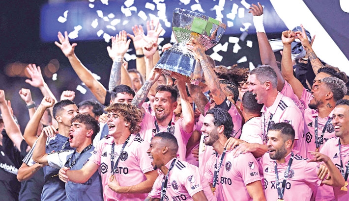 Messi leads Miami to first trophy with Leagues Cup win