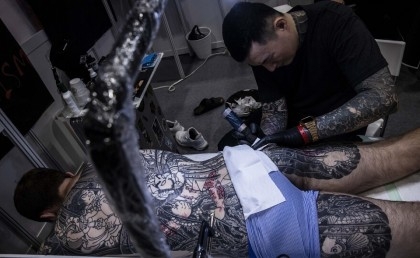 Tattoo artists make their mark at Hong Kong fair