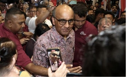 Singapore's Former Indian-Origin Minister Wins Presidential Election

