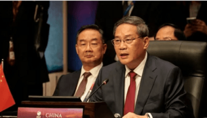 China warns against 'new Cold War' as big powers meet in SE Asia