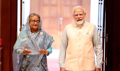 Hasina, Modi agree to resolve outstanding bilateral issues through talks