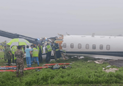  Private Jet snaps into 2 after incident at Mumbai airport, 3 injured