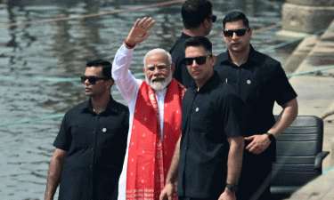 Modi files nomination in Varanasi amidst high religious symbolism