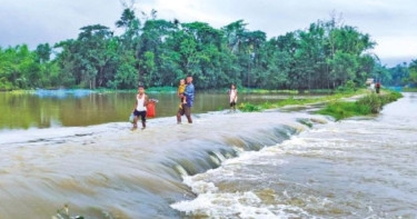 Five upazilas under water as India rains trigger flash floods in Sylhet