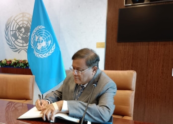 Hasan reaffirms Bangladesh's commitment for UN peacekeeping