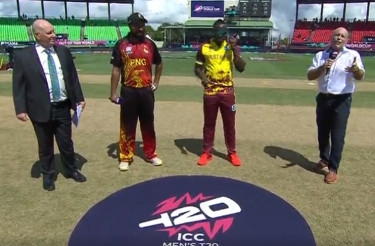 West Indies win toss and bowl against PNG in T20 World Cup