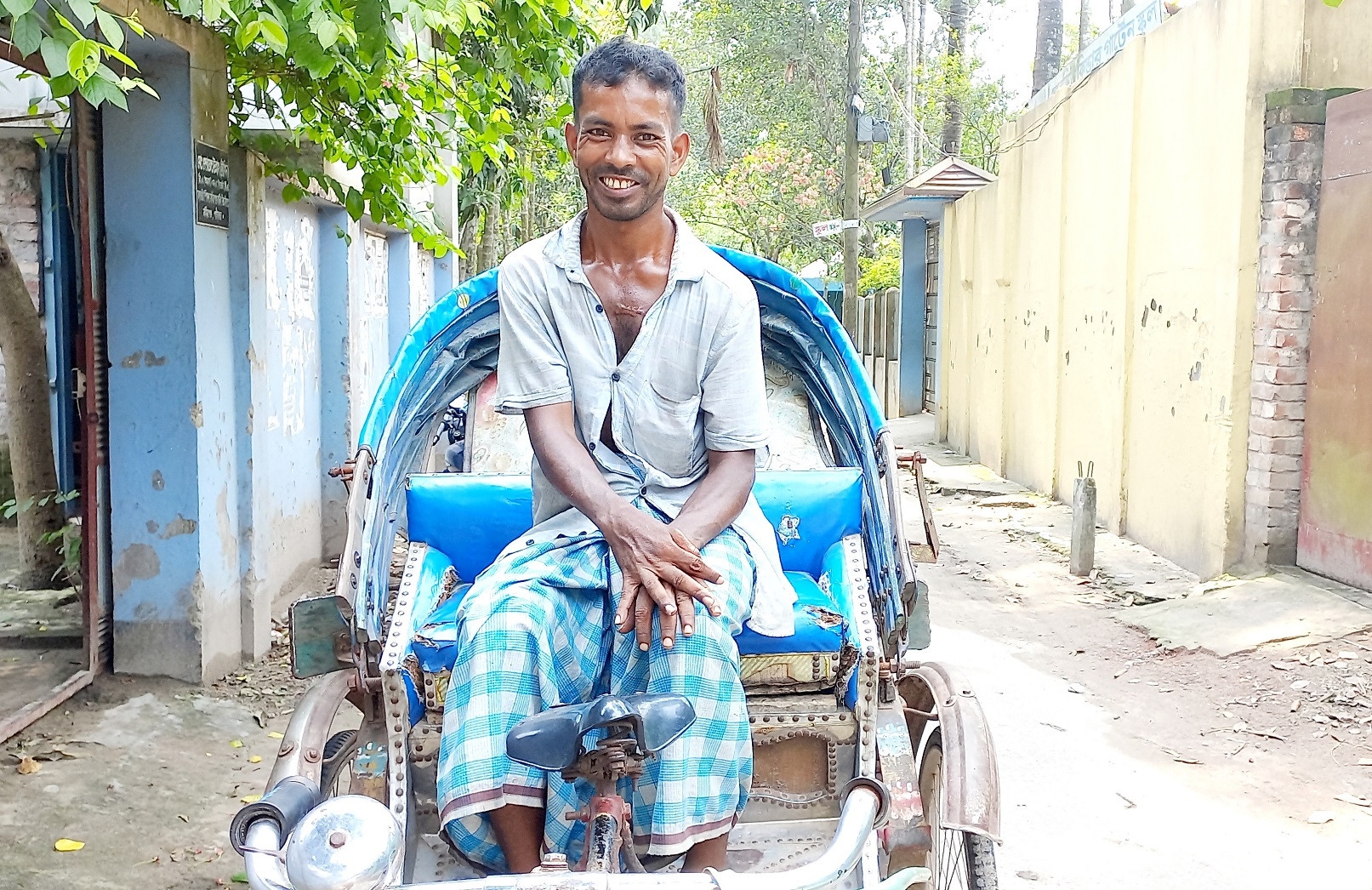 How long will a disabled rickshaw puller’s financial hardship last?
