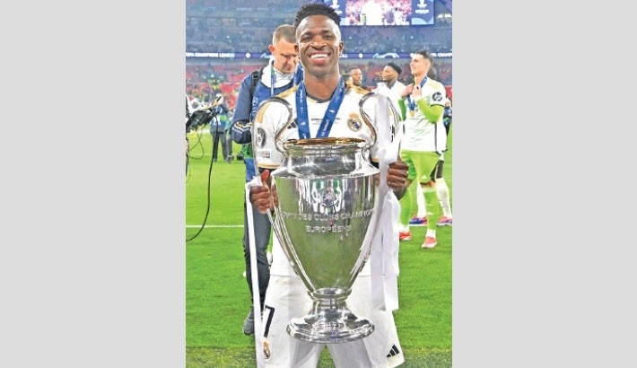 Vinicius Jr named Champions League player of the season