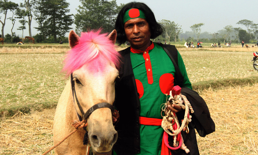 Each horse carries a unique and interesting name, adding to the charm of the event. Photo : Reaz Ahmed Sumon