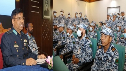Air Chief addresses the contingent members to be deployed in Mali
