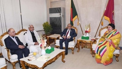 Speaker pays courtesy call on President after JS session


