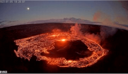 Hawaii's Kilauea volcano erupts again, summit crater glows