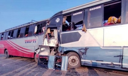 3 dead, 10 injured as 2 buses collide head-on in Rangpur