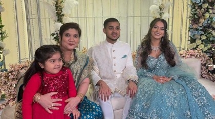 Gorgeous post-wedding reception of son-daughter of two industrialists held in Sylhet