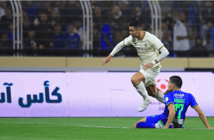 Cristiano Ronaldo scores his first goal for new club Al Nassr
