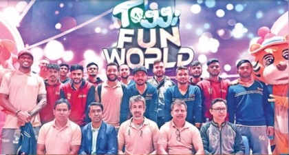 Kings players spend euphoric moments at Toggi Fun World 
