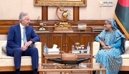 PM Hasina holds meeting with former British PM Sir Tony Blair