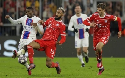 Choupo-Moting helps Bayern past PSG, into Champions League last eight