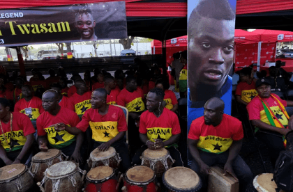 Christian Atsu: Ghana funeral for footballer killed by Turkey earthquake