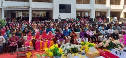 Nazrul University Bangamata Hall celebrates founding anniv