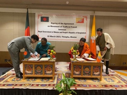 Bangladesh, Bhutan sign agreement on movement of traffic in transit