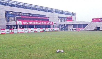 Floodlight surprise at Bashundhara Kings Arena!