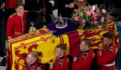Pallbearers of late Queen's coffin awarded honours