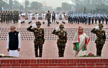 President, PM pay homage to Liberation War martyrs