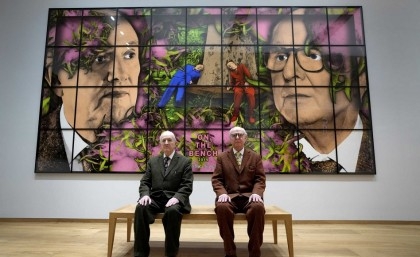 Arts duo Gilbert & George open permanent London exhibition space
