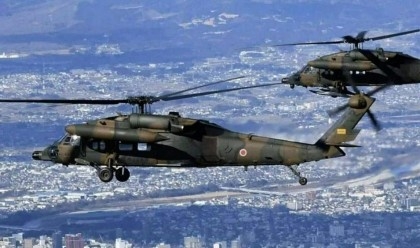 Japanese military helicopter missing with 10 on board