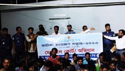 60 fishermen held for violating Hilsha ban in Chandpur