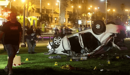 Tel Aviv: One tourist killed and seven wounded in car-ramming attack