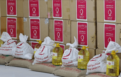 Qatar Charity provides 57,970 people with food aid