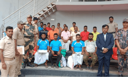 15 Bangladeshi fishermen stranded in India for 9 months repatriated