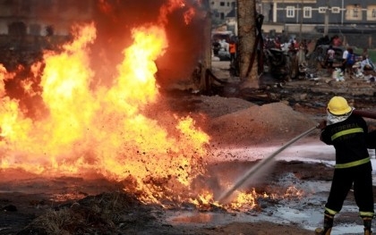 Gas pipeline explosion injures 8 in Gendaria