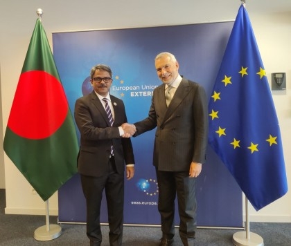Sahrariar discusses GSP scheme and Global Gateway initiative with EU official

