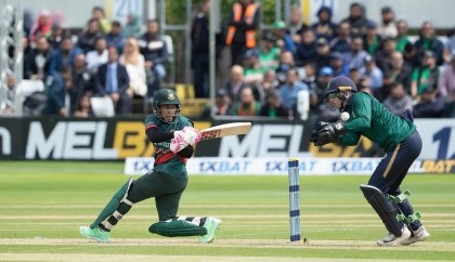 Mushfiqur leads Tigers to 246-9 in 1st ODI against Ireland
