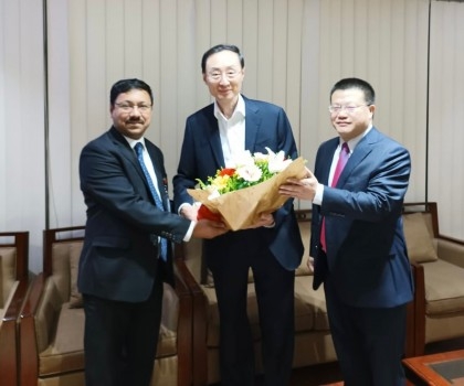 Chinese vice-minister of foreign affairs Sun Weidong in city

