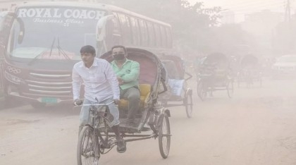 Dhaka’s air unhealthy for sensitive groups this morning
