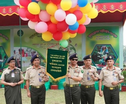 Bangladesh Army to plant 1.92 lakh saplings this year

