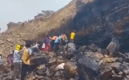 Child among 3 killed as coal mine collapses near Dhanbad, India
